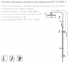 VEDO Zestaw Kolumna natryskowa z baterią termostatyczną I ALETTA NERO VBA5077/CZ